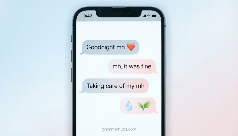 MH Usage in Different Contexts