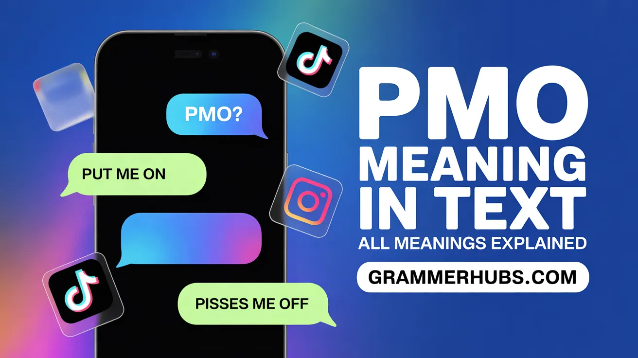 pmo mean in text