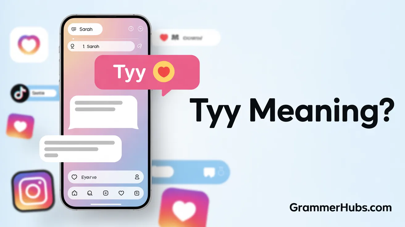 TYY Mean in Text from a Girl