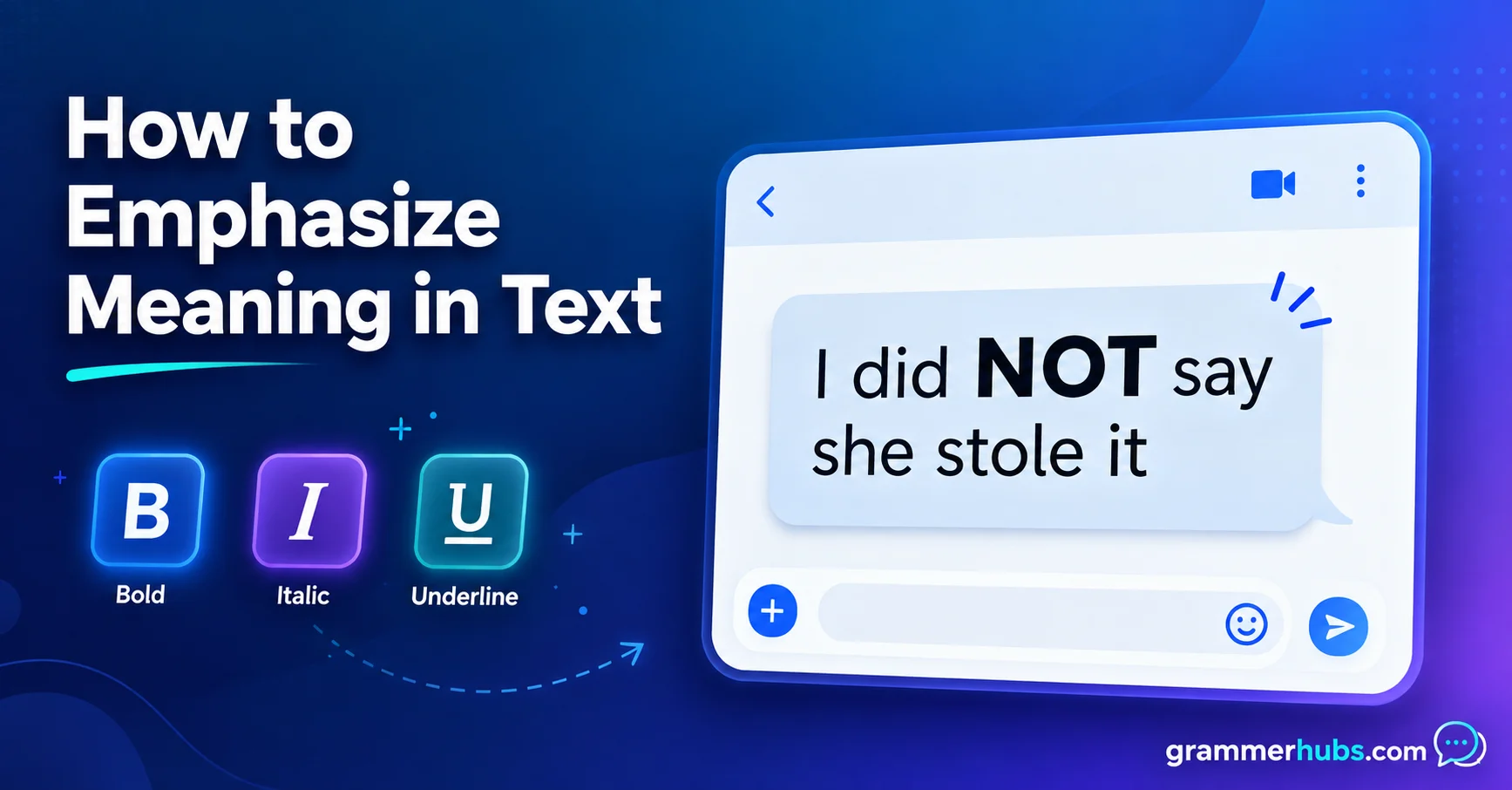 emphasize mean in text
