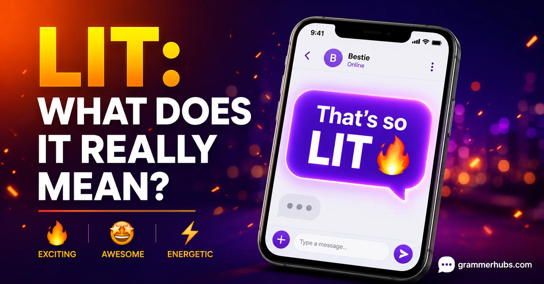 lit mean in text