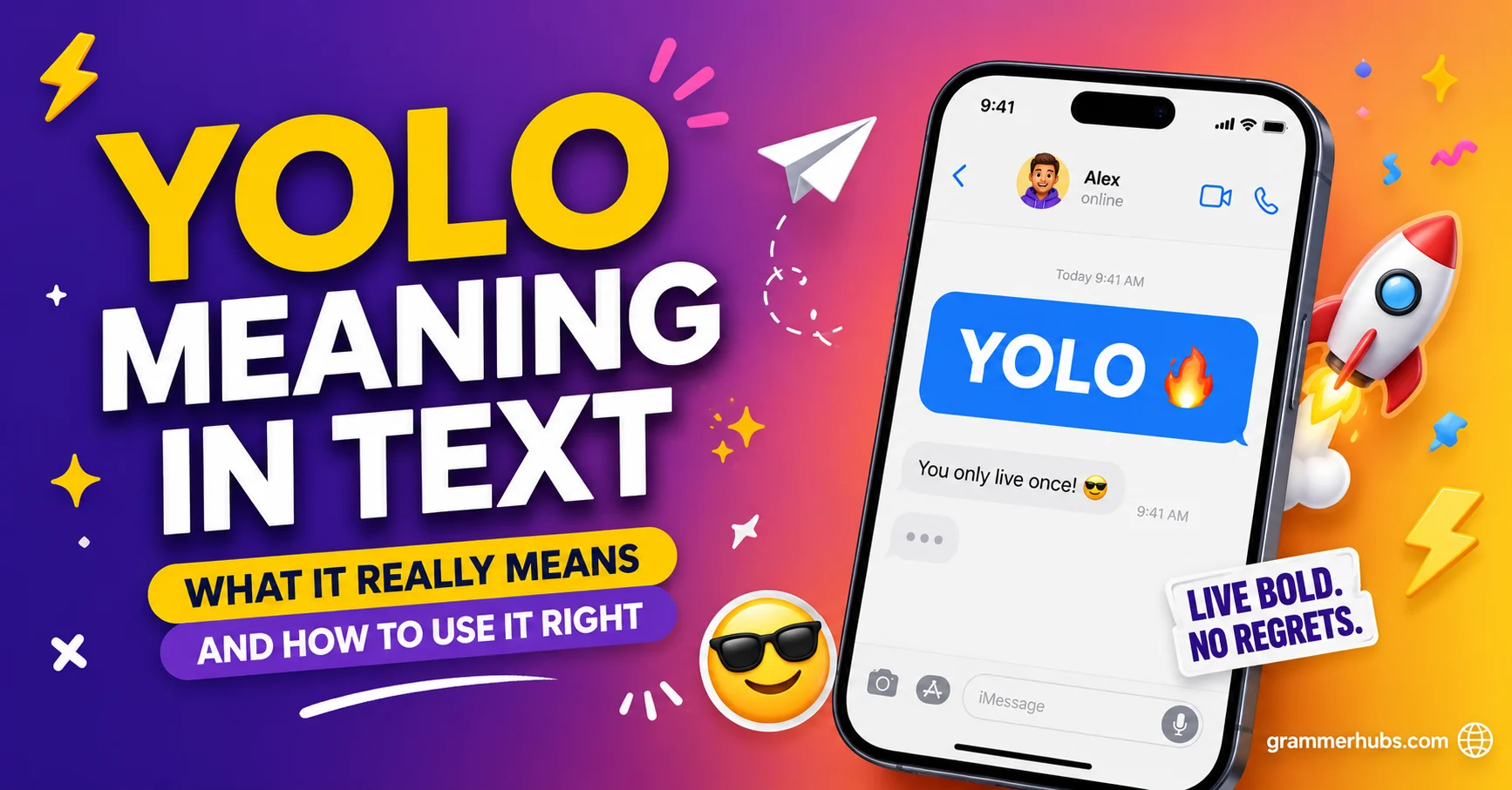 yolo mean in text