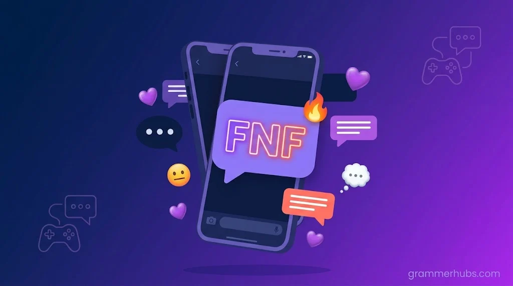fnf mean in text