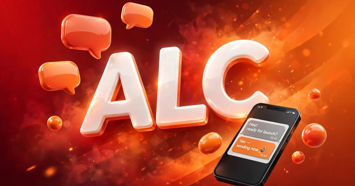 ALC meaning in texting