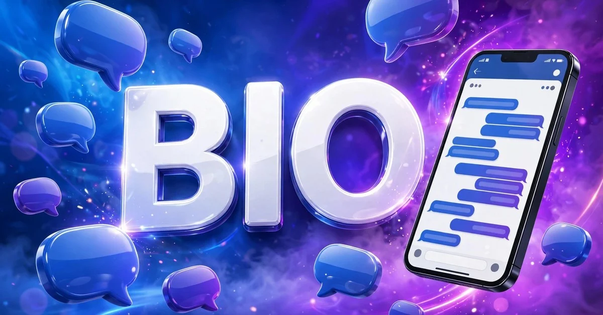 BIO meaning in texting