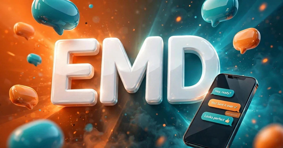 EMD meaning in texting