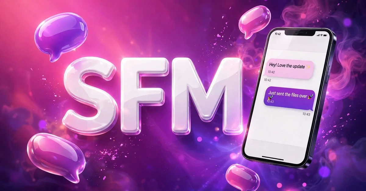 SFM meaning in texting